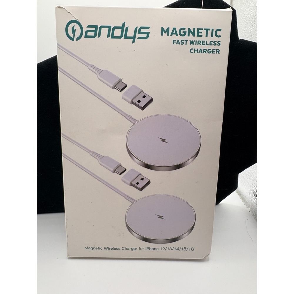 Andys Magentic Fast Wireless Charger iPhone 12/13/14/15/16